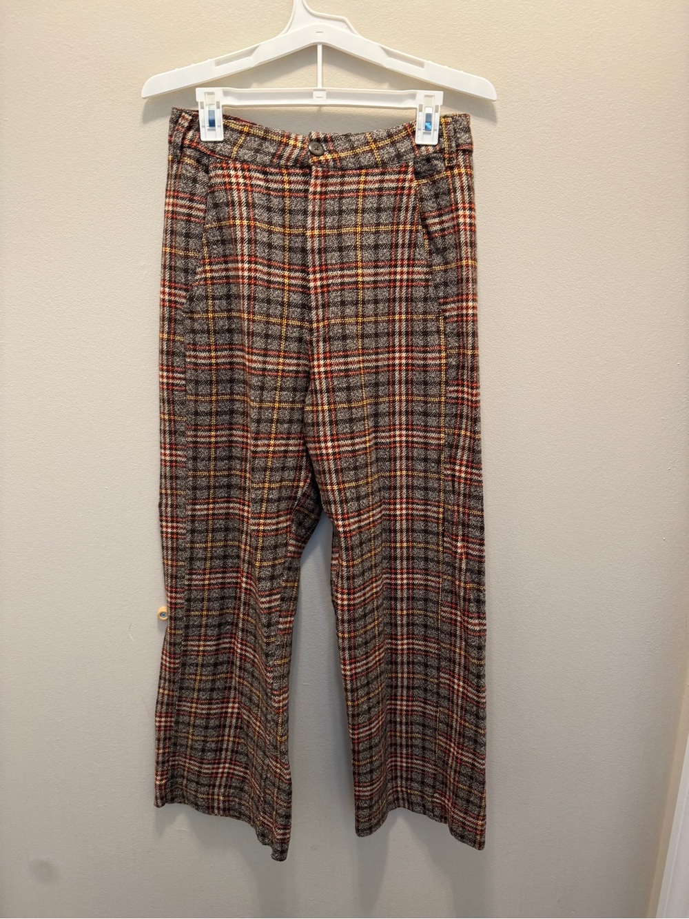 Free People plaid trousers NWT | Size 8 | Medium